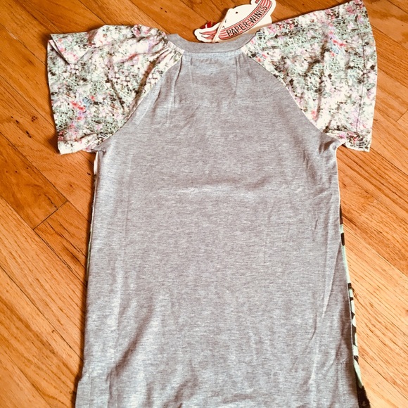 Little Wings raglan Vintage t-shirt Dress: NWT - Picture 2 of 3